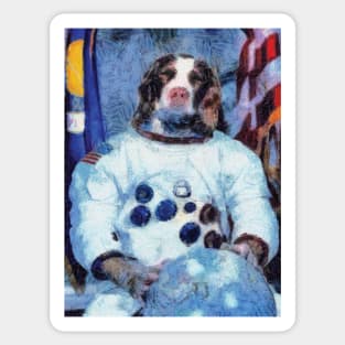 Space Dog Sticker